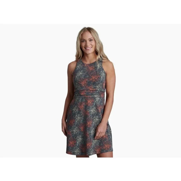 Kuhl Skyla Dress - Emberglow Floral, Size M - Picture 8 of 11
